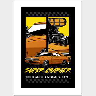 V8 Charger SRT Car Posters and Art